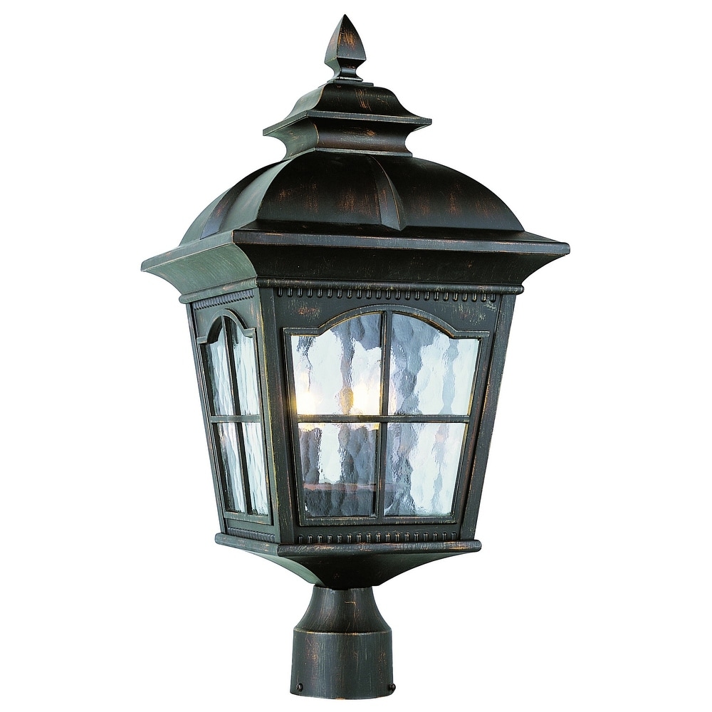Silver Pewter Nickel Trans Globe Imports TG4975 BN Traditional Two Hanging Lantern Outdoor-Post-Lights Silver Pewter Nickel Trans Globe Imports TG4975 BN Traditional Two Hanging Lantern Outdoor-Post-Lights